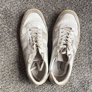 Anthropologie Gold Hawk White 9.5 Sneakers